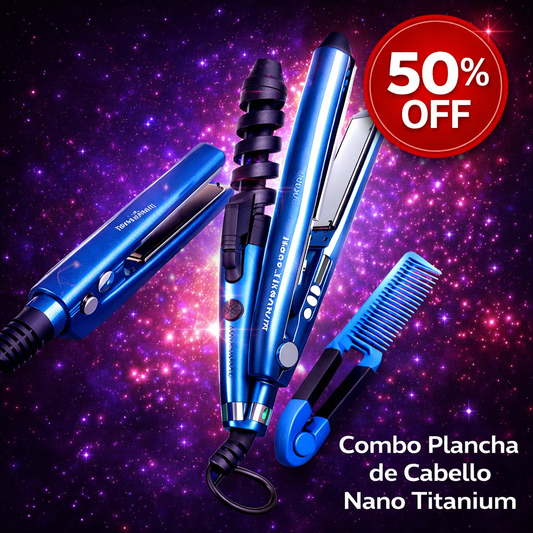 Nano Titanium Plancha Peine Rizad